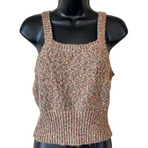 House of Harlow Multicolor Cropped Knit Top